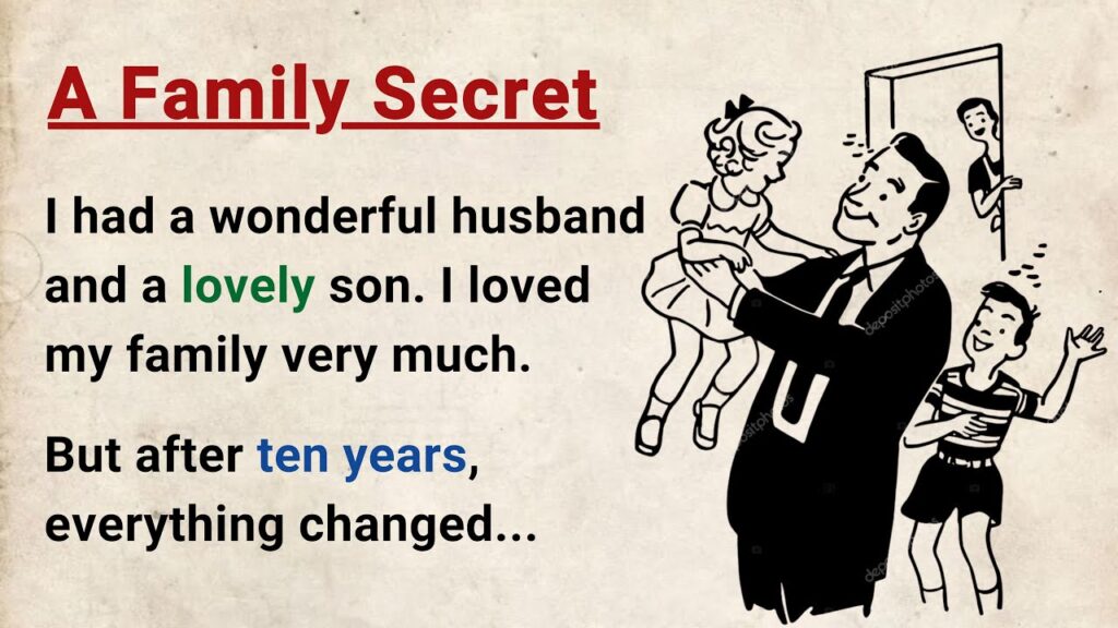 A Family Secret – Emotional English Story for Listening